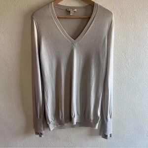 Burberry 100% merino‎ wool sweater L